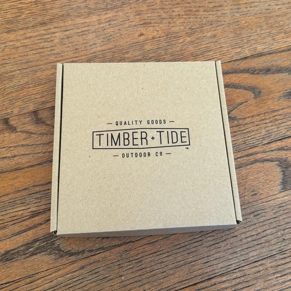 Timber + Tide‎ Outdoor Co Waxed Canvas Portable Dog Bowl NEW